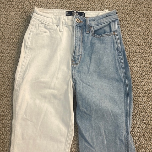 split color hollister mom jeans - Picture 1 of 4